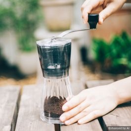 Hario - Penggiling Biji Kopi Manual Coffee Grinder Octo MOC-3TB